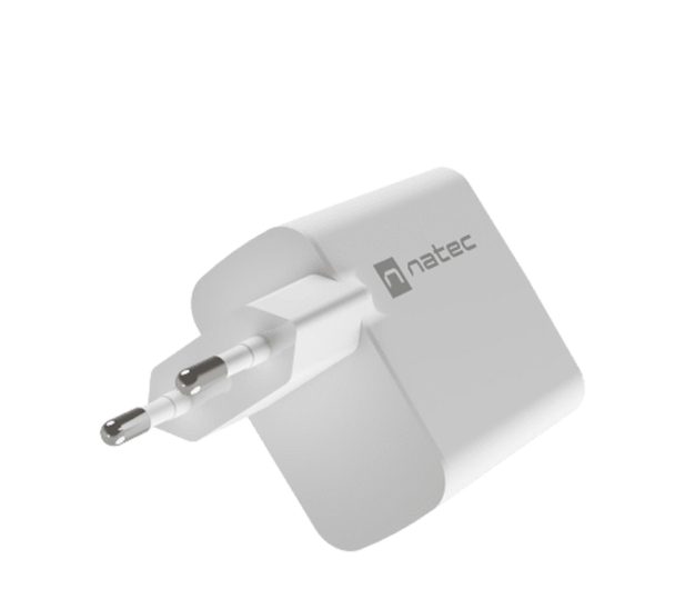 Natec RIBERA GAN 1X USB-A + 1X USB-C 65W BIAŁA - 1480433 - zdjęcie 4
